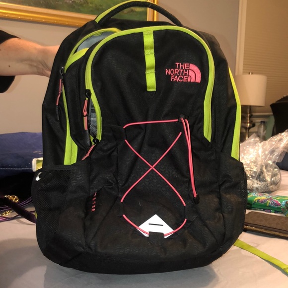 The North Face Handbags - North face neon backpack